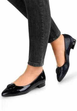 Alba Moda Verkäufe 25 Klassischer Ballerina - Nachtblau