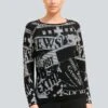 DRUCK - Strickpullover - Schwarz Ecru 2 DRUCK - Strickpullover - Schwarz Ecru -Alba Moda Verkäufe 05ac85b85dc9422d9aded155f6a28e96