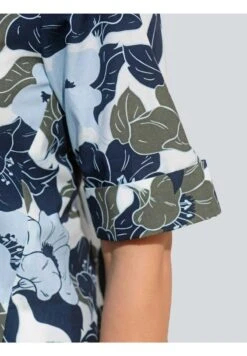 Hemdbluse - Off White Oliv Marineblau -Alba Moda Verkäufe 066d64afbb8f4436bd8661bd752c994a