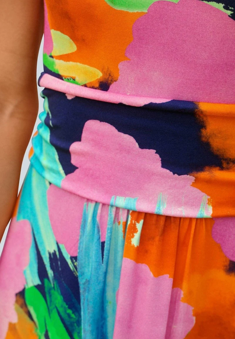 Maxikleid - Orange 5 Maxikleid - Orange – Bild 3