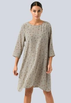 Freizeitkleid - Beige Braun -Alba Moda Verkäufe 0a3621b92c3343e6a50db17e80880087 1