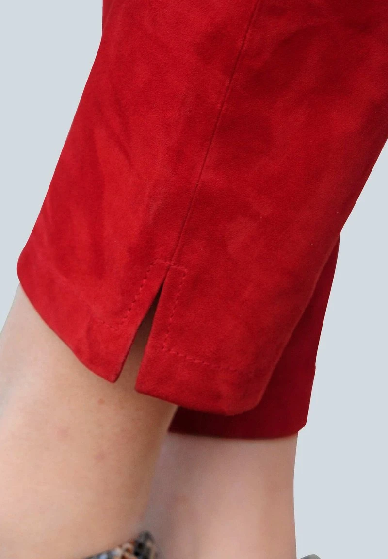 Lederhose - Rot 4 Lederhose - Rot – Bild 2