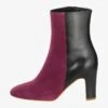 High Heel Stiefelette - Schwarz Fuchsia -Alba Moda Verkäufe 1ed1cd0f389641849f6f2289319ba876
