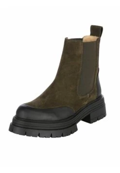 Ankle Boot - Khaki -Alba Moda Verkäufe 23dc643c2c6b4cc88d1a5fe0f3873f8f