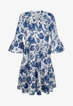 Freizeitkleid - Blau Weiß -Alba Moda Verkäufe 24746003bdc744aa974e7fcc499b4e25