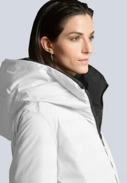 Wintermantel - Schwarz,weiß -Alba Moda Verkäufe 2e3b0b358ef6406fb5ac3a3c9cfdc532