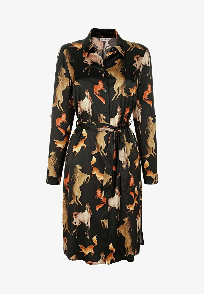 Blusenkleid - Schwarz 4 Blusenkleid - Schwarz – Bild 2