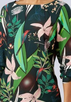 Bluse - Grün,koralle -Alba Moda Verkäufe 3d8eafd1dc26406e826c95a426669f49