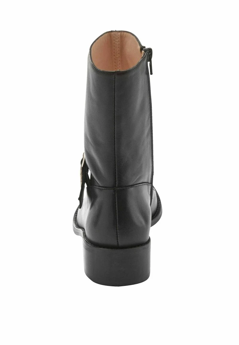 Cowboy-/Bikerstiefelette - Schwarz 4 Cowboy-/Bikerstiefelette - Schwarz – Bild 2