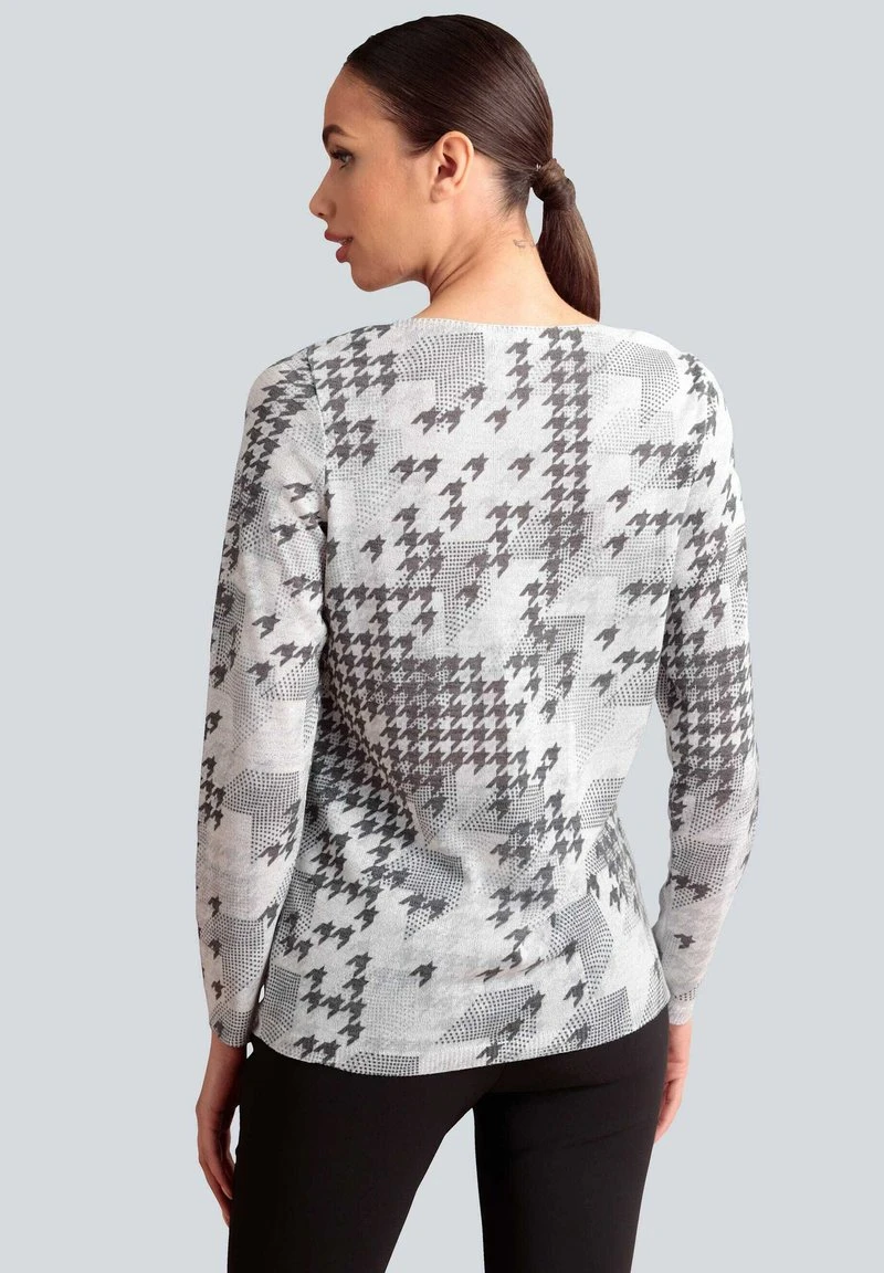 Strickpullover - Grau Stein 5 Strickpullover - Grau Stein – Bild 3