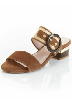 High Heel Sandalette - Cognac -Alba Moda Verkäufe 45205d7efc3c4e1195de2a26049769ab