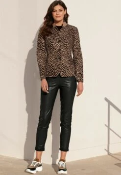 Sneaker Low - Braun Schwarz