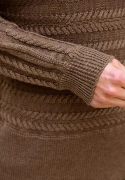 Strickpullover - Braun -Alba Moda Verkäufe 488bbe21954f4710af9b9b7c0094438c