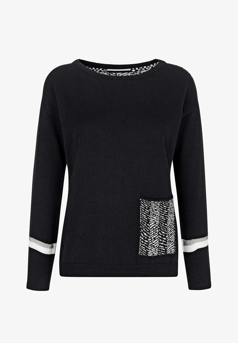 Strickpullover - Schwarz Off White 7 Strickpullover - Schwarz Off White – Bild 5