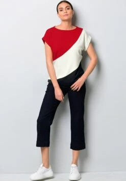 T-Shirt Print - Rot/weiß/marineblau -Alba Moda Verkäufe 4d9f442b98ac43a4891329f2cda9b9b9