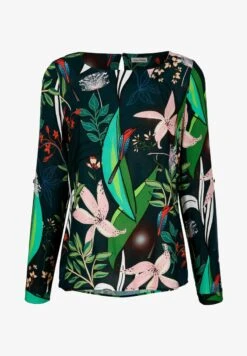 Bluse - Grün,koralle -Alba Moda Verkäufe 4e41618937164f59a6dd61716b136260