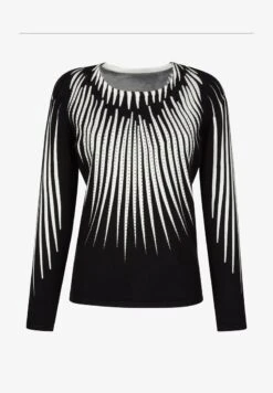 Strickpullover - Schwarz/weiß 12 Strickpullover - Schwarz/weiß -Alba Moda Verkäufe 518aa3b9e40b43c4bbad14a5349844af
