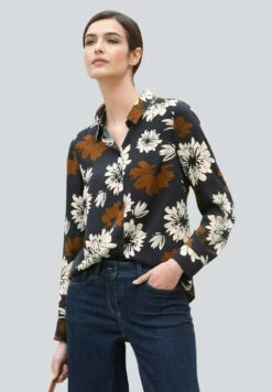 Hemdbluse - Marineblau Cognac Off White 11 Hemdbluse - Marineblau Cognac Off White -Alba Moda Verkäufe 53aca41f446b48ab9a3ff4aba357ad28 1