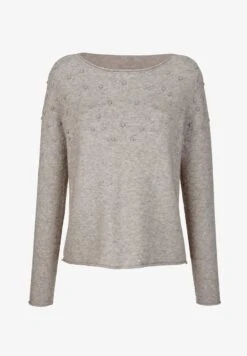 Strickpullover - Taupe 13 Strickpullover - Taupe -Alba Moda Verkäufe 53b7108cbdd44083bec65379906a4961