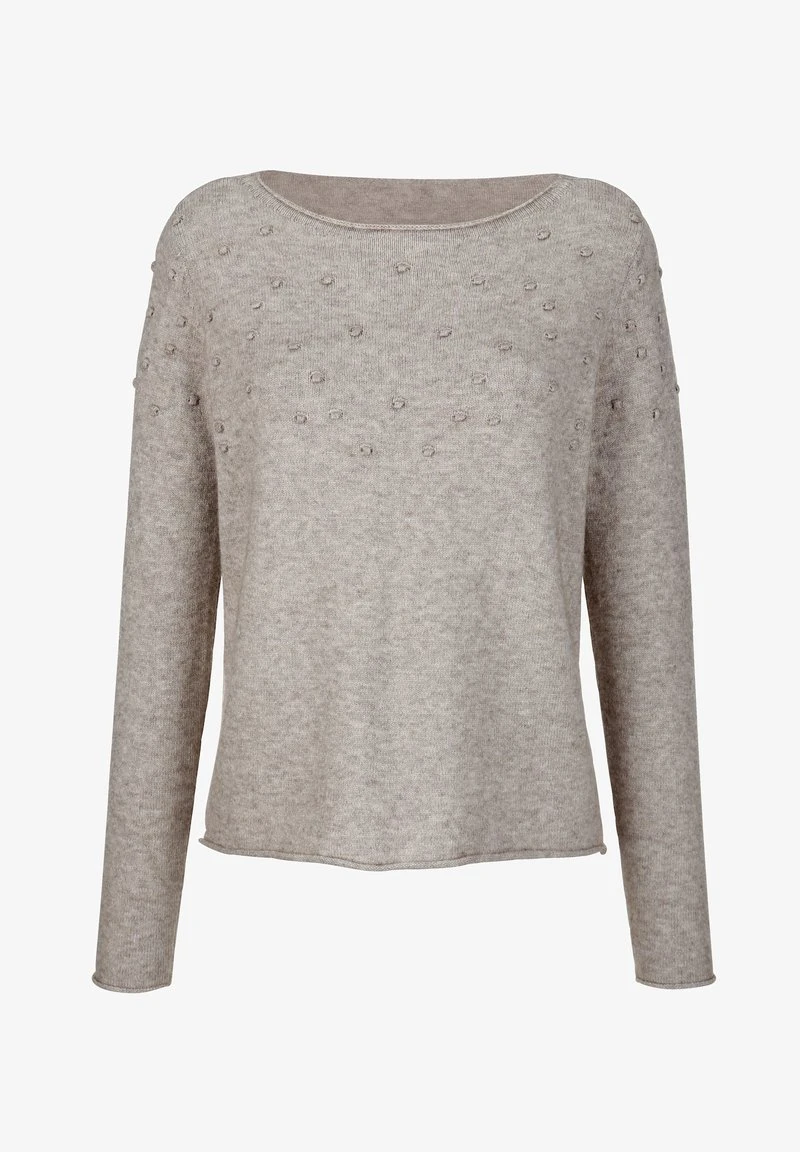 Strickpullover - Taupe 8 Strickpullover - Taupe – Bild 6