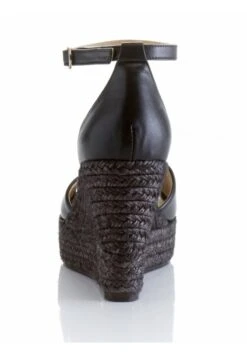 Keilsandalette - Schwarz -Alba Moda Verkäufe 55438d556df447bb9f2cc9a86024f4f8