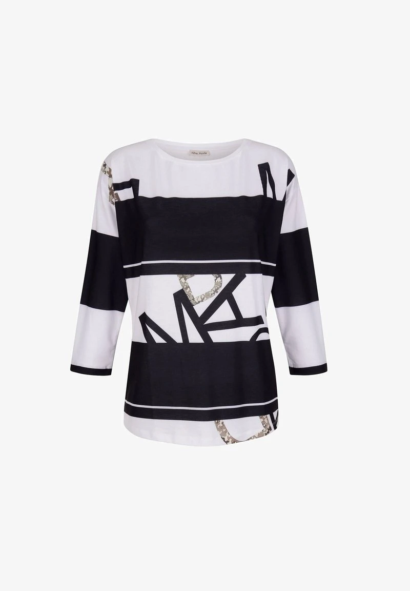 Langarmshirt - Schwarz Weiß 8 Langarmshirt - Schwarz Weiß – Bild 6