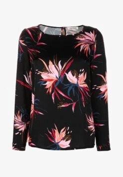 Bluse - Schwarz Pink Koralle 13 Bluse - Schwarz Pink Koralle -Alba Moda Verkäufe 573b539dc4d4404e9e6a2ec20c1bf4ed