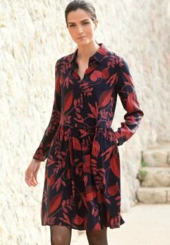 Blusenkleid - Marineblau 13 Blusenkleid - Marineblau -Alba Moda Verkäufe 5821204e317b49028e213d91f2fd00e0