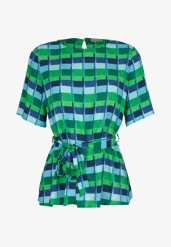 Bluse - Grün/blau 13 Bluse - Grün/blau -Alba Moda Verkäufe 599844c4fc4e411c9558b5fea659a1b6