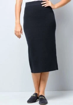 Bleistiftrock - Marineblau