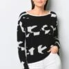 Strickpullover - Black Off White 1 Strickpullover - Black Off White -Alba Moda Verkäufe 5e82f4bb1fb44e4e9473e999caffbe5a