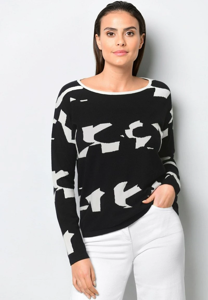 Strickpullover - Black Off White 3 Strickpullover - Black Off White