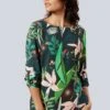 Bluse - Grün,koralle -Alba Moda Verkäufe 6095d49fa5f94ab8a4e863f5da1b3789