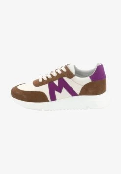 Sneaker Low - Cognac Beige Lila