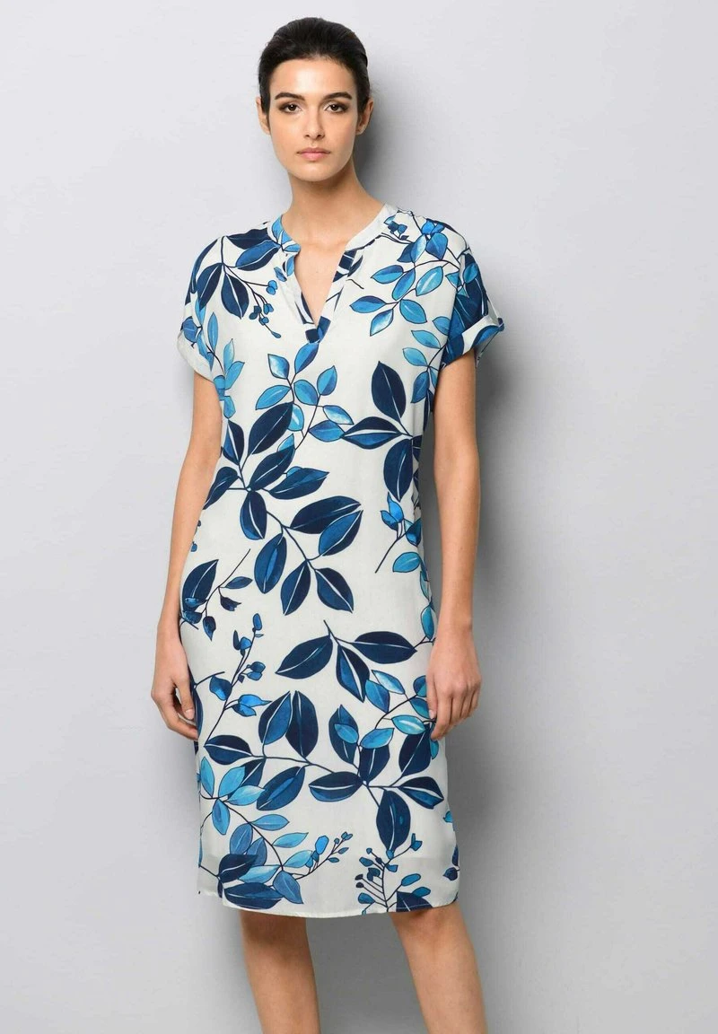 Freizeitkleid - Stein/blau 3 Freizeitkleid - Stein/blau