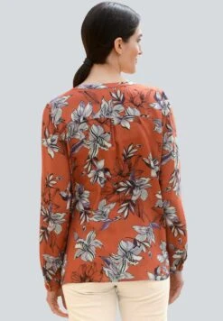Bluse - Rost Schwarz -Alba Moda Verkäufe 63d93fa755df496997d4f7e54bee12e9