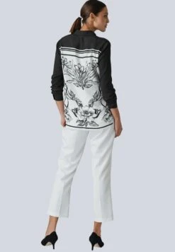 ALBA - Hemdbluse - Schwarz/weiß -Alba Moda Verkäufe 652fdf6472de411684787c2d8b967ff8