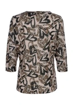 Langarmshirt - Beigeanthrazit -Alba Moda Verkäufe 6568170b439740fab951c8d96b79310a