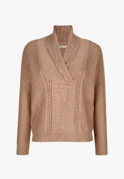 Strickpullover - Cognac -Alba Moda Verkäufe 67a2aa59e4764777a859c6cb8deee7f7