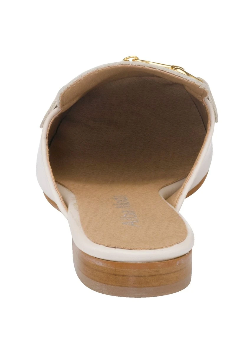 Hausschuh - Creme Weiß 6 Hausschuh - Creme Weiß – Bild 4