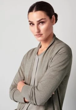 Strickjacke - Stein -Alba Moda Verkäufe 70cf6abf28cf49c6b87893532cdcef60