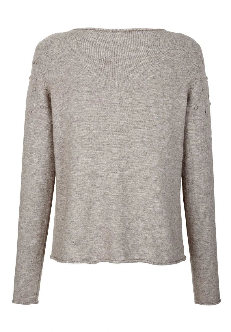 Strickpullover - Taupe 6 Strickpullover - Taupe – Bild 4