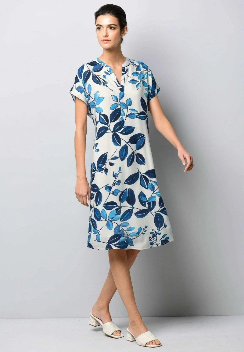 Freizeitkleid - Stein/blau 4 Freizeitkleid - Stein/blau – Bild 2