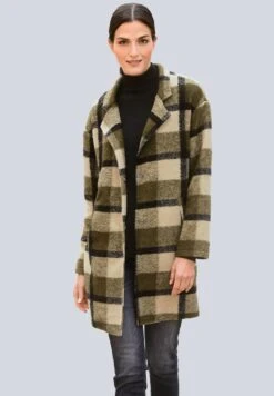 Kurzmantel - Khaki Ecru Schwarz -Alba Moda Verkäufe 7cee60ef0e4344d496531a5631fca8cf 1