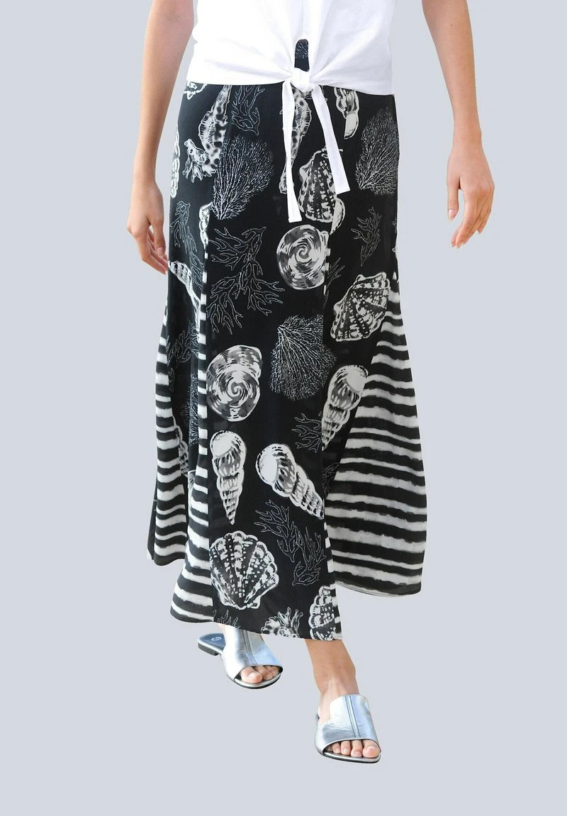 A-Linien-Rock - Schwarz Weiß 8 A-Linien-Rock - Schwarz Weiß – Bild 6