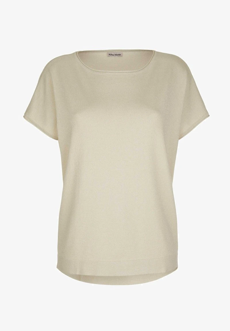 T-Shirt Basic - Beige 5 T-Shirt Basic - Beige – Bild 3