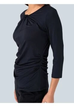 Bluse - Marineblau -Alba Moda Verkäufe 833f3361eba64e9483d2d6e48e03c6da