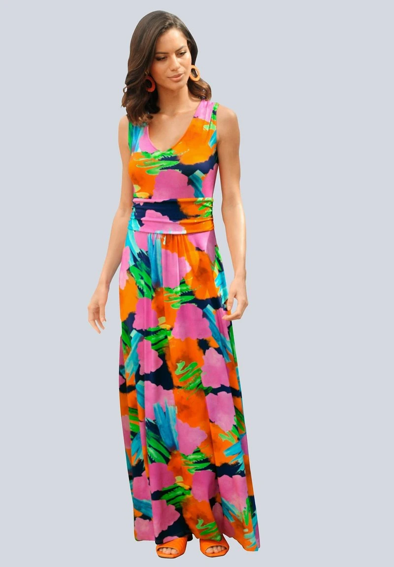 Maxikleid - Orange 3 Maxikleid - Orange