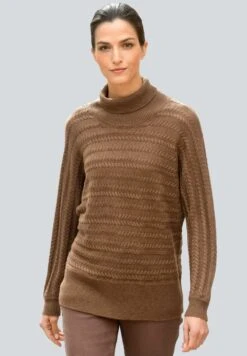 Strickpullover - Braun