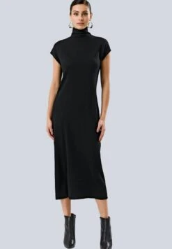 Strickkleid - Schwarz